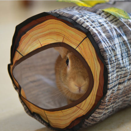 Large Collapsible Cat Tunnel Toys Interactive Kitten Tube Toys with Peek Holes