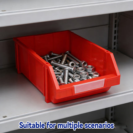 2 Pcs Thickened Slanted Plastic Storage Box for Screws Nuts Crafts Storage Use