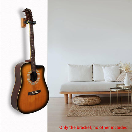 Guitar Stand Self Locking Hook Wall Mounted Hanger Guitar Hook Heavy Duty Holder