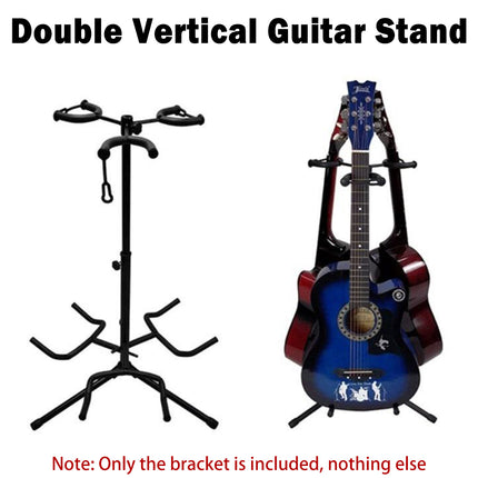 2/3Head Guitar Stand with Height Adjustment Foldable Holder Guitar Stand Bass