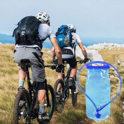 Collapsible Water Bag PEVA 1L 2L 3L Foldable Hiking Camping Drinking Tube