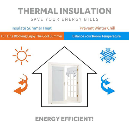 Self Adhesive Door Curtain with Velcro Blackout Thermal Privacy Shade