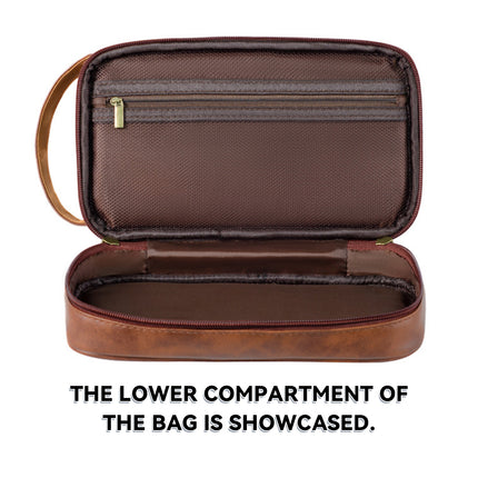 Vintage Toiletry Bag Water-proof for Travel Home Daily Cosmetic Storage Use