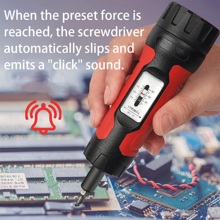 21PCS Adjustable Manual Torque Screwdriver Set Precision Calibrated Durable