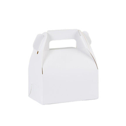 50pcs Portable Pastry Box Bakery Cake Box Takeaway Packing Boxes for Pastries