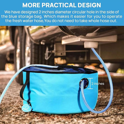 Hose Storage Bag Caravan Camping RV Cable Water Hose Electrical Cords Organizer