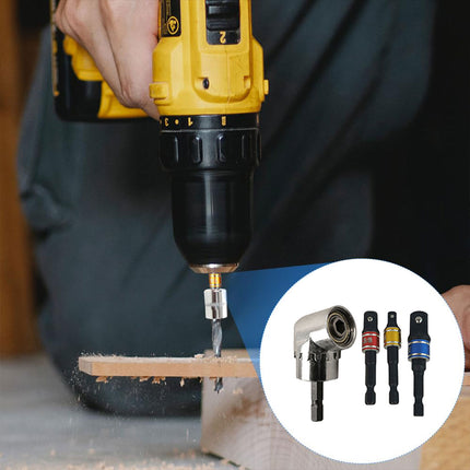 Socket Adapter Set Hex Shank to 1/4in 3/8in 1/2in Impact Driver Drill 3pcs