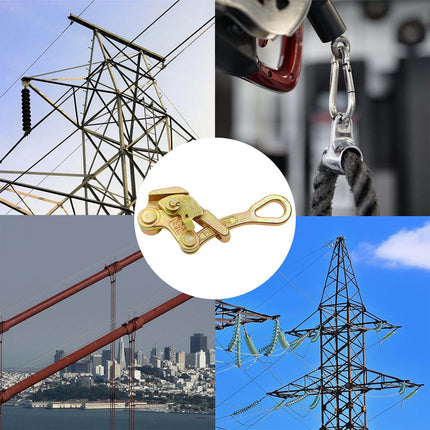 Cable Clamp Wire Rope Power Electrical Holder For Cable Fixing Anti Slip Tool