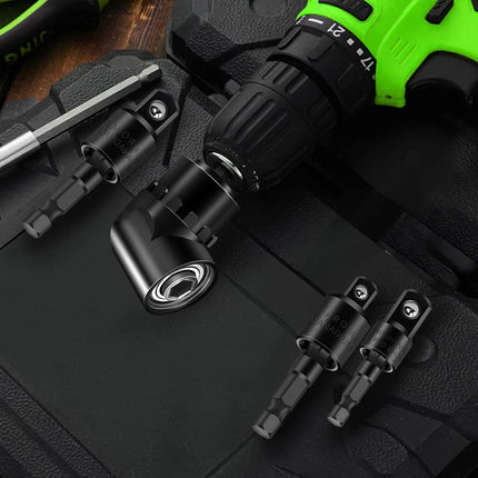 3PCS Universal Adapter Hexagon Shank to Square Head Connecting Rod for Tools