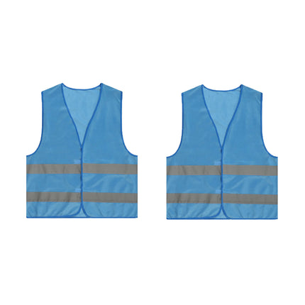 2PCS Reflective Safety Vest Lightweight High Visibility for Road Construction