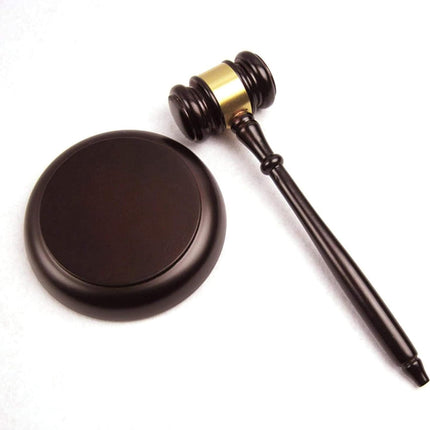 2PCS Wooden Judge Hammer Mallet Auction Mallet Handcrafted Craft Pendulum