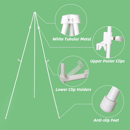 Adjustable Folding Easel Cross-Border New Style Metal Tripod Easel High Stability