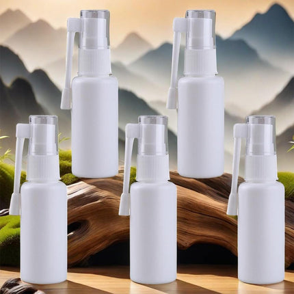 50PCS Rocker Sprayer 360 Degree Spray Bottle Small White Refillable Mist Container