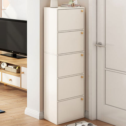 Entryway Narrow Shoe Cabinet Space Saving Hallway Organizer For Front Door