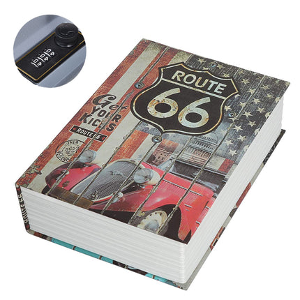 Hidden Book Safe Lock Box for Home and Office Cash Watch Document Storage