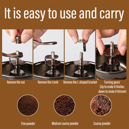 Vintage Manual Coffee Bean Grinder Classic Hand Coffee Machine Retro Grinding