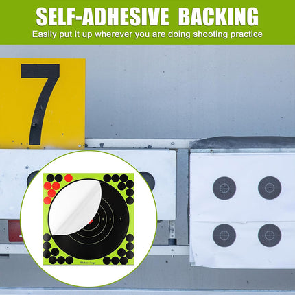Shooting Target Sticker Set  Green Aiming Decal for Practice Training