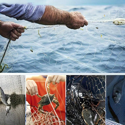 Frisbee Hand Casting Fishing Net Easy Throw Bait Net Swinging Tackle Gear