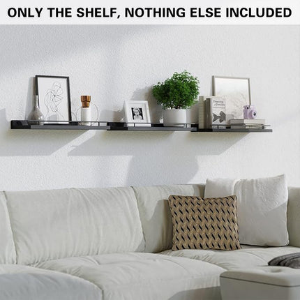 3PCS Wooden Wall Shelves for Bathroom Bedroom Floating Durable For Storage Decor