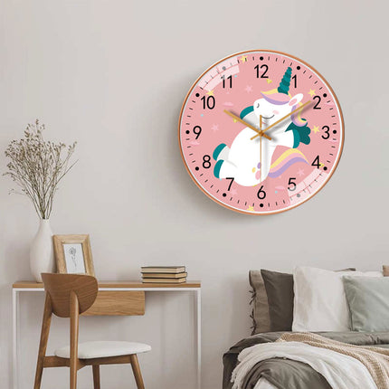 Wall Clock 8 Inch 20CM Silent Quartz Round Clock For Living Room Bedroom Decor