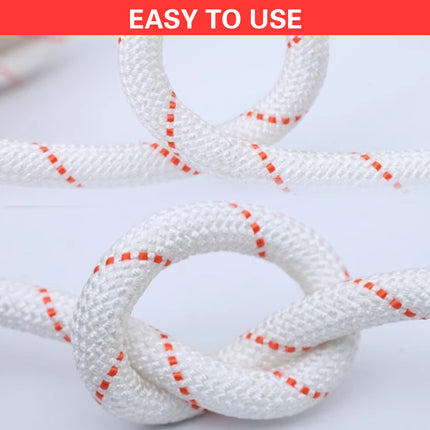 Fire Escape Safety Rope High Altitude Work Rope High Strength Anti Slip Durable