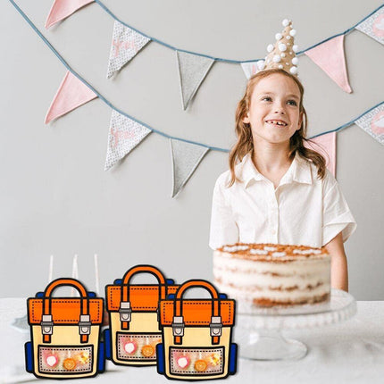 50pcs Portable Gift Bags Toy Snack Packing Bags Small Clear Storage Pouch