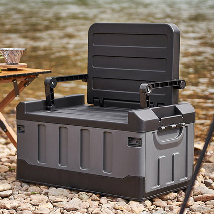 Folding Storage Box Large Capacity Organizer Collapsible Container for Home Use
