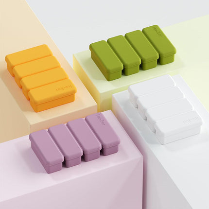 Silicone Ice Cube Moulds with Lid Bar Ice Compartment Home Ice Box for Drinks