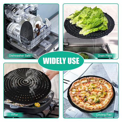 Kitchen Grease Screen Oil Splash Protection Reusable Heat Resistant Easy Clean