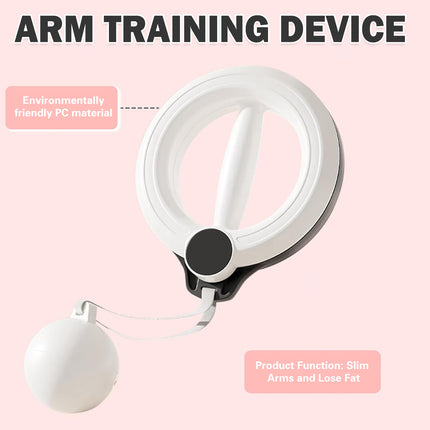 Hand Cranked Hula Hoop Fitness Equipment Arm Training Home Gym Anti Slip Durable