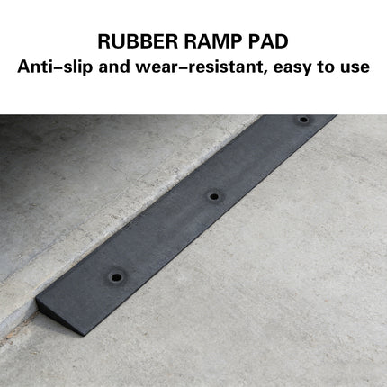 Anti-Slip Rubber Ramp Mat Step Slope Stairs Carpet Wear-Resistant Safety Durable