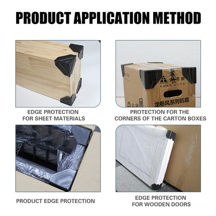 50PCS Cardboard Box Corner Protectors 2 Styles for Moving Shipping Packaging Use
