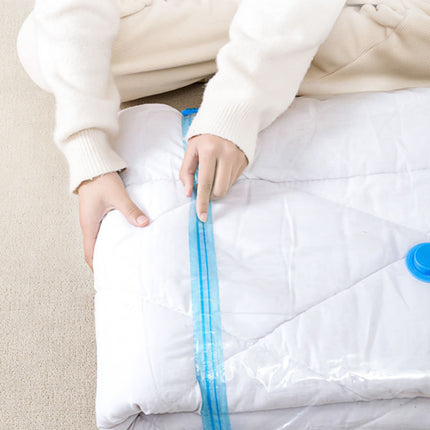 6PCS Vacuum Storage Bags Clear Space Saving for Clothes Bedding Travel Use
