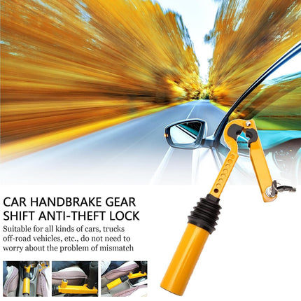 Car Gear Lock Handbrake Lock Anti Theft Device Steering Security Accessories