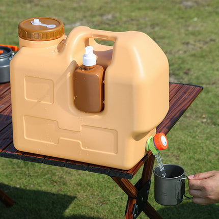 30L Camping Water Storage Tank with Soap Dispenser Leak Proof Easy to Carry