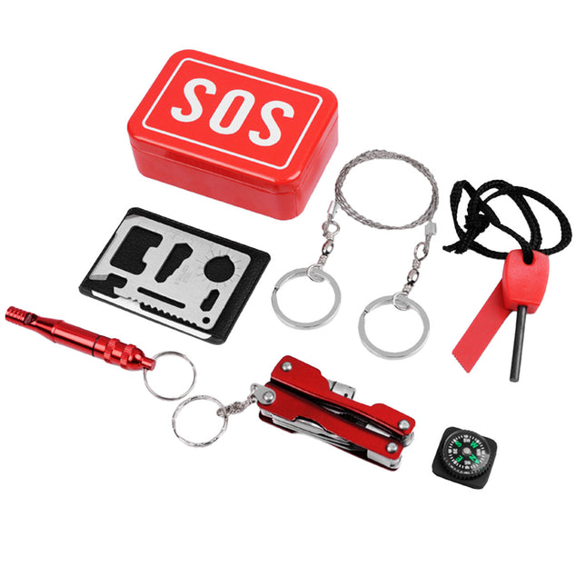 Outdoor Multifunctional Tool Kit for Camping Hiking Fishing Survival Adventures