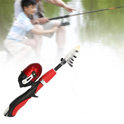 Compact Telescopic Fishing Rod Portable 1.4m Pole for Travel and Outdoors