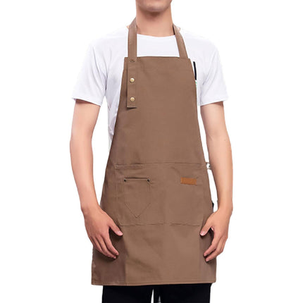 Adjustable Work Apron Neck Strap Waist Tie Kitchen Cooking Bib Apron Men Women