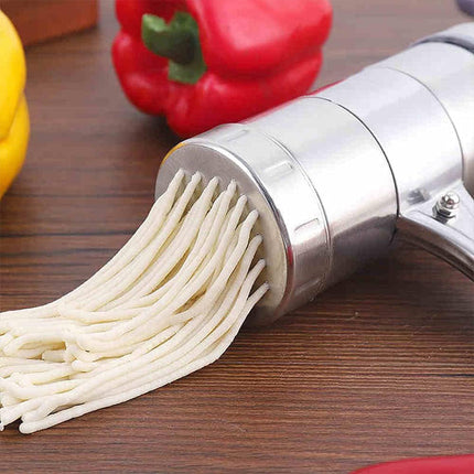 Home Manual Stainless Steel Pasta Maker Hand Crank Noodle Press Durable Easy Clean