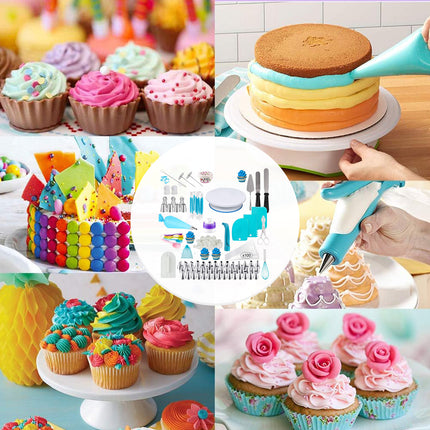 420PCS Cake Turntable Decorating Kit Tools For Baking Cake Decoration Supplies