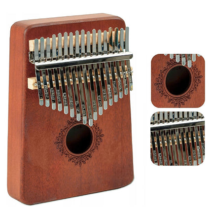 17-Tone Kalimba Thumb Piano Finger Piano with Kabarin Wooden Box Music Instrument