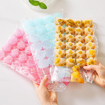 Disposable Ice Pack Bag 100PCS Water Injection Ice Cube Mold Tear Ice Grid
