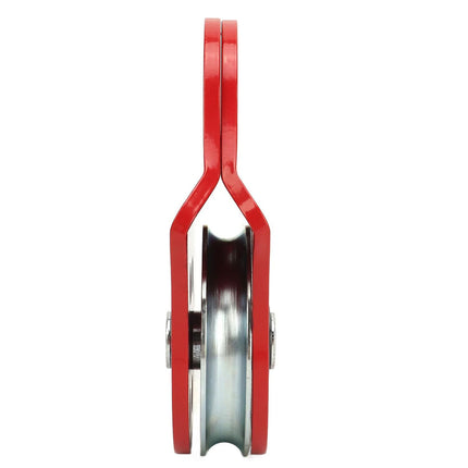 Off Road Recovery Winch Pulley Snatch Block Tackle Tow Hook Accessory Heavy Duty