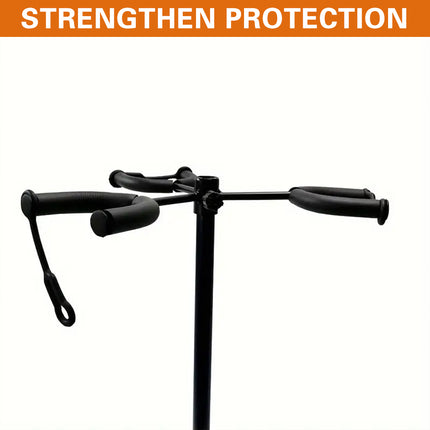 2/3Head Guitar Stand with Height Adjustment Foldable Holder Guitar Stand Bass