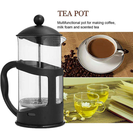 350ml French Press Coffee Maker Hand Press Tea Brewer with Filter