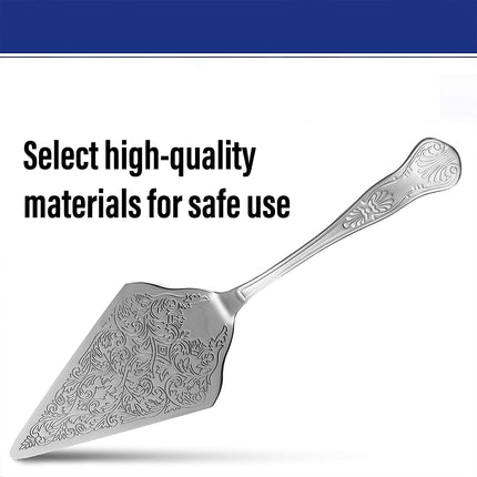 Stainless Steel Cake Knife Scoop Baking Tools Dessert Cutter Server Utensils