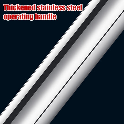 Extended Flat Mop 90cm Head Stainless Steel 126cm Handle 180 Rotating for Floor