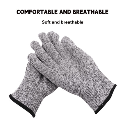 2Pairs Cut-Resistant Gloves Anti-Slip Abrasion Resistant Garden Woodworking