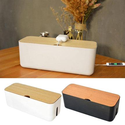 Cable Organizer Box Power Cord Socket Storage Box Fireproof Dustproof Durable
