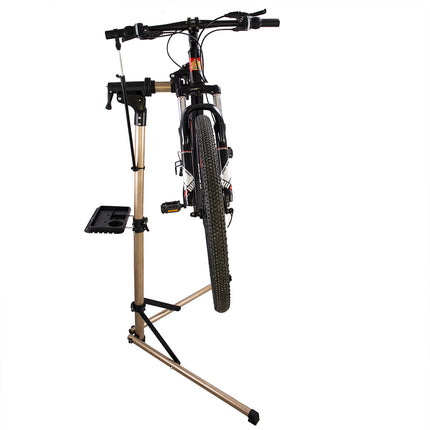 Foldable Aluminium Bike Repair Stand Champagne Gold